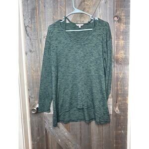 Y2K Juicy Couture size Women's Medium Green Tunic Sweater
